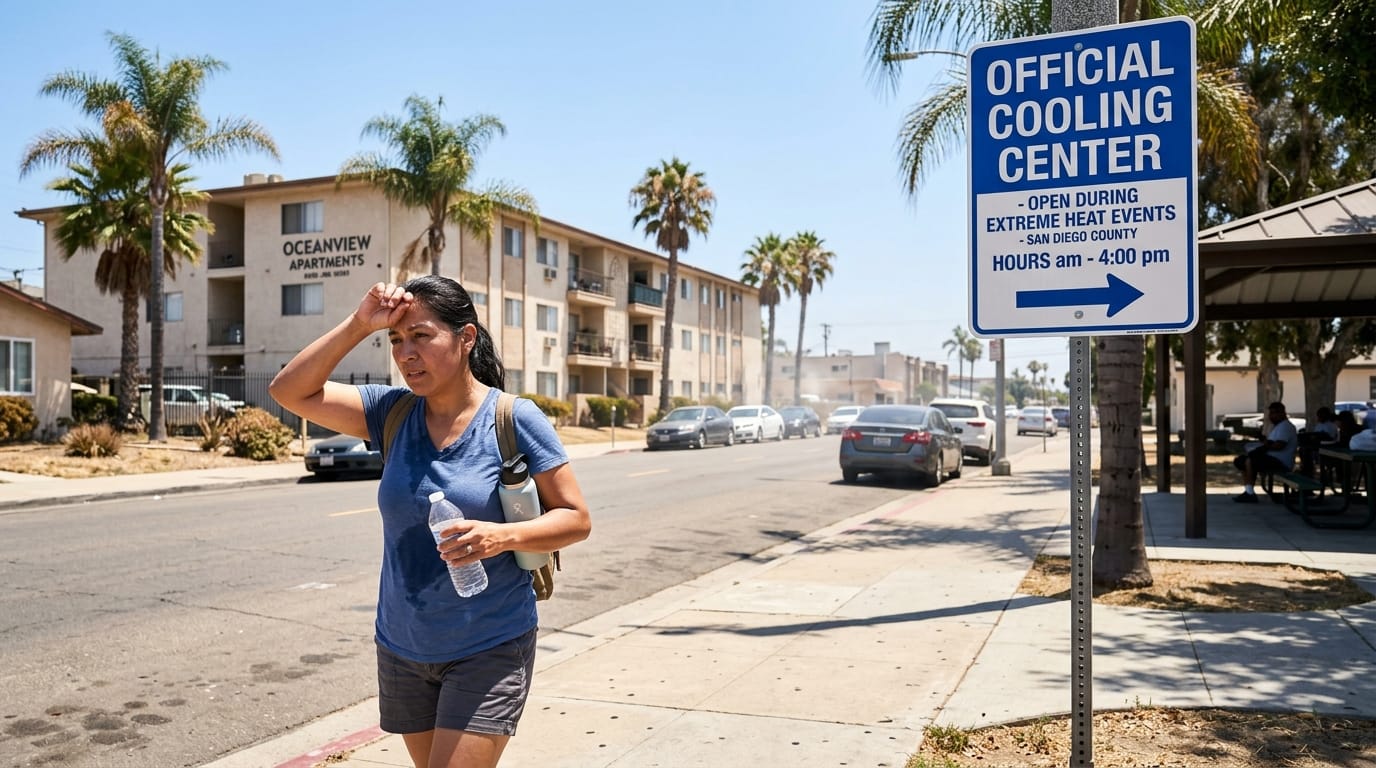 San Diego heat illness injury claim involving extreme heat and unsafe property conditions