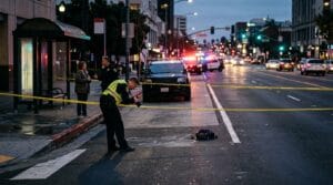 San Diego hit-and-run pedestrian injury claim near a bus stop and crosswalk